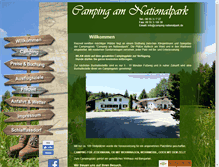 Tablet Screenshot of camping-nationalpark.de